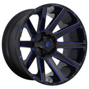 Fuel – D644 CONTRA – Black – 20″x9″ 1mm – All weather Wheels – D64420901850